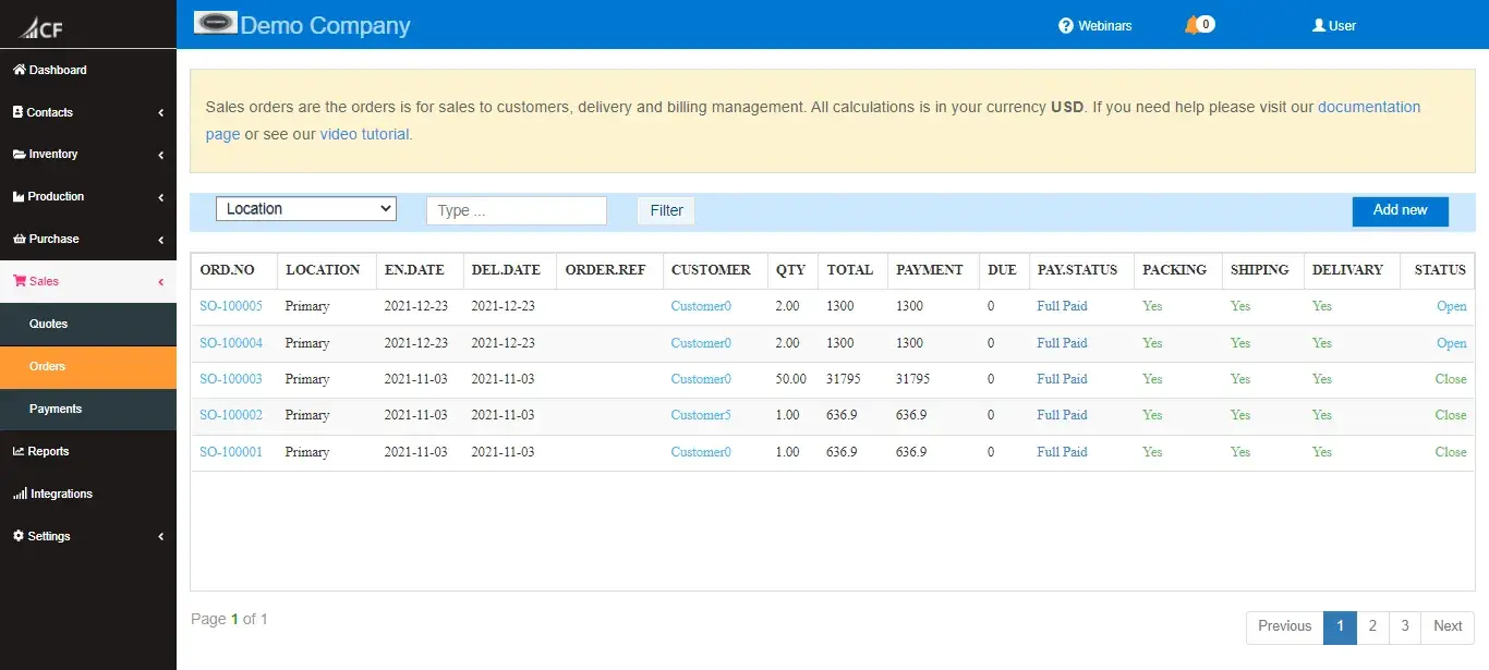 Cash Flow Inventory : Inventory Management Software Sales Orders