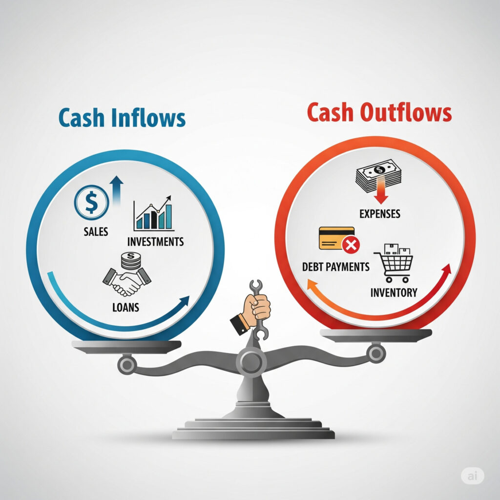 Cash Flow  Optimization: Balance-Cash InFlows & Cash OutFlows